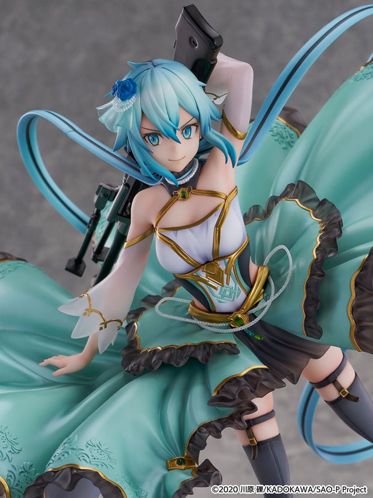 Sinon (Sword Art Online) SHIBUYA SCRAMBLE FIGURE PVC, Crystal Dress Version