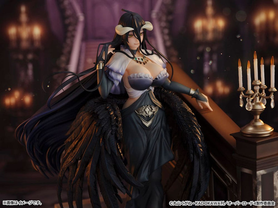 Albedo (Overlord) SHIBUYA SCRAMBLE FIGURE, Jet Black Dress Version