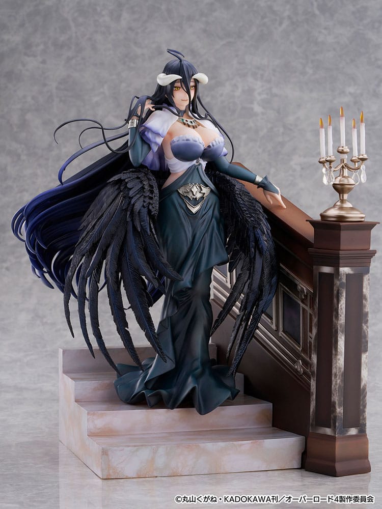 Albedo (Overlord) SHIBUYA SCRAMBLE FIGURE, Jet Black Dress Version