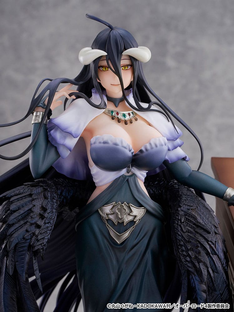Albedo (Overlord) SHIBUYA SCRAMBLE FIGURE, Jet Black Dress Version