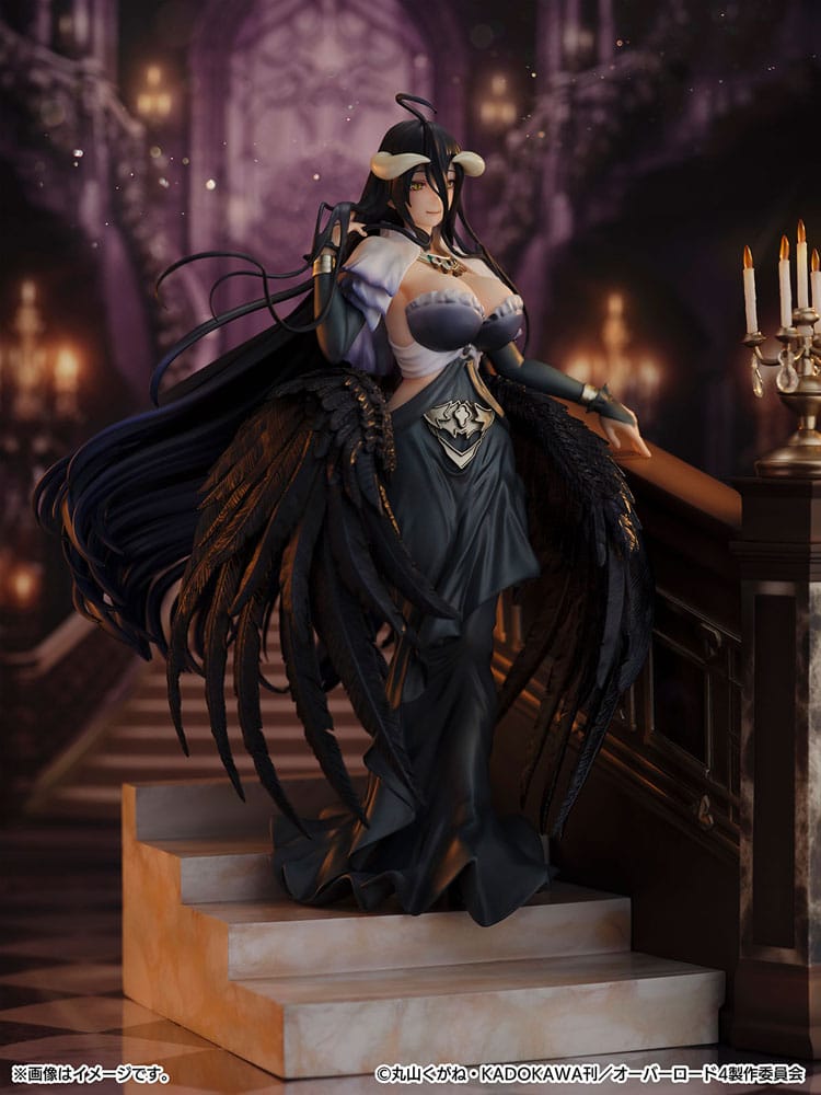 Albedo (Overlord) SHIBUYA SCRAMBLE FIGURE, Jet Black Dress Version