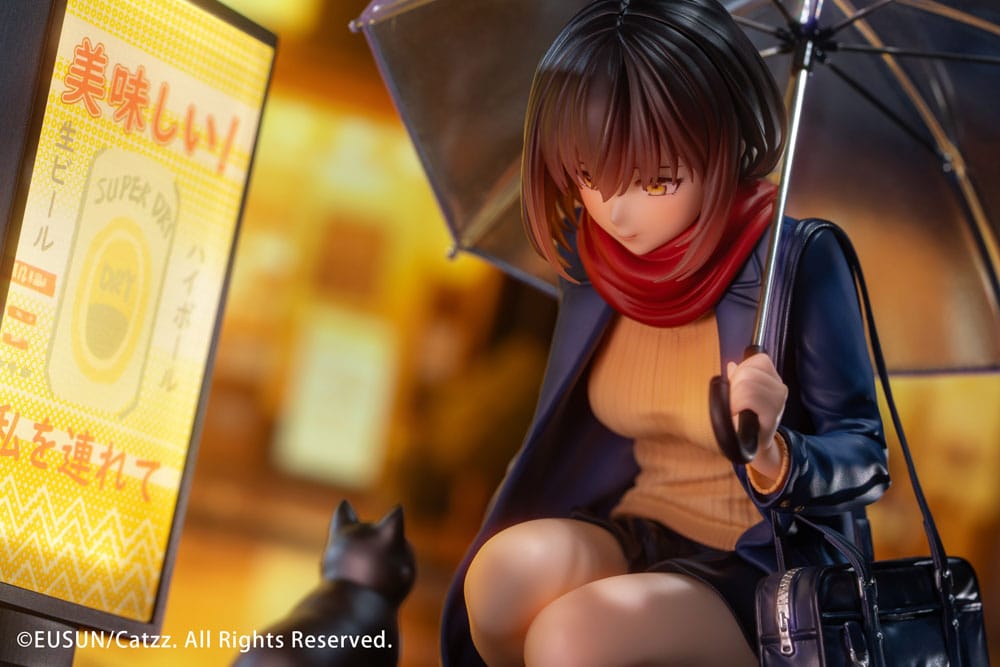Original Character Statue 1/7 Rainy Day - Meeting Illustrated by Catzz 16 cm