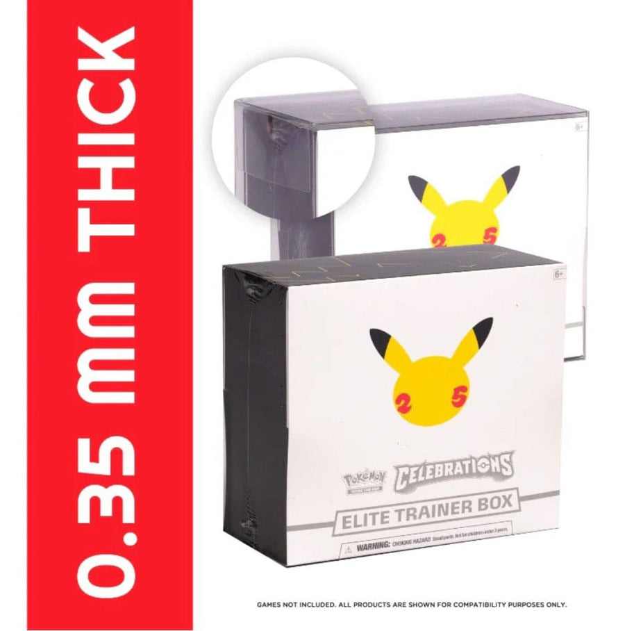 PET Protectors 5-Pack for Booster Boxes / Elite Trainer Boxes Ver. 2
