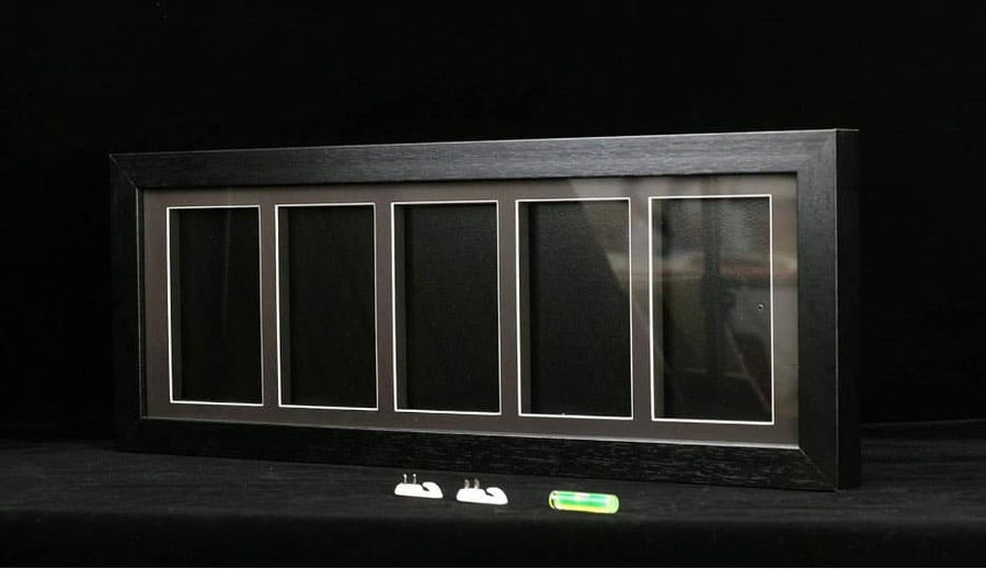 Evoretro Graded Card Display Frame for 5 PSA Graded Cards