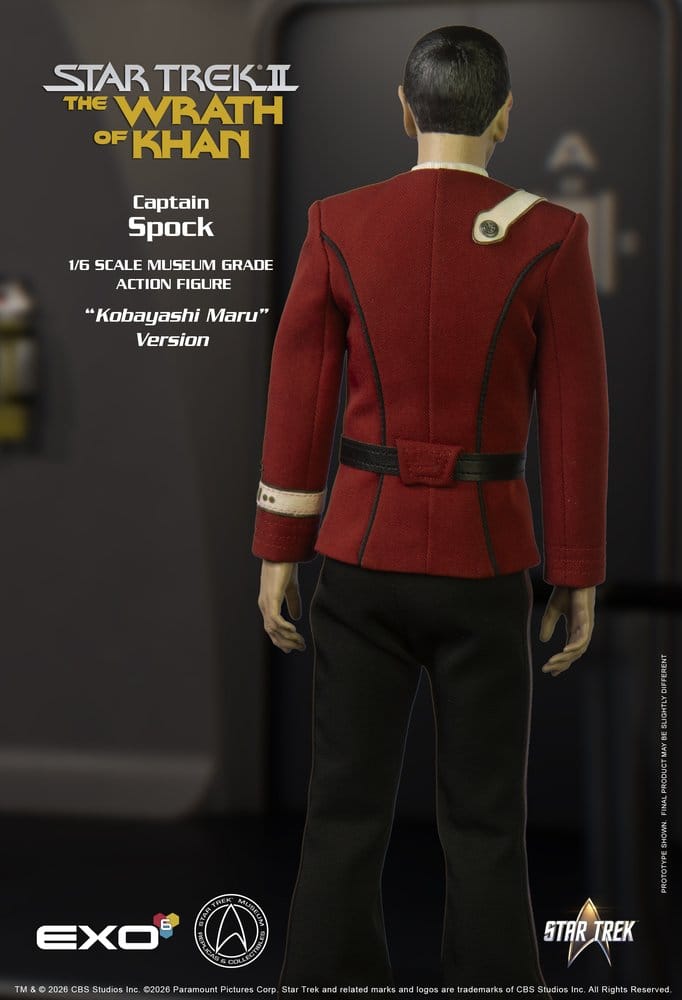 Star Trek: The Wrath of Khan Action Figure 1/6 Captain Spock Kobayashi Maru Version 30 cm