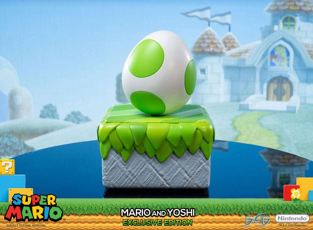 Super Mario Statue Mario & Yoshi 48 cm