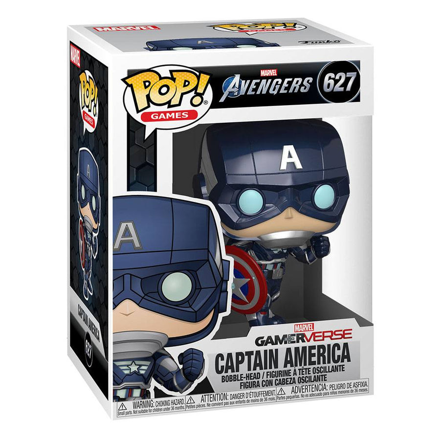 Marvel's Avengers (2020 video game) POP! Marvel Vinyl Figure Captain America 9 cm