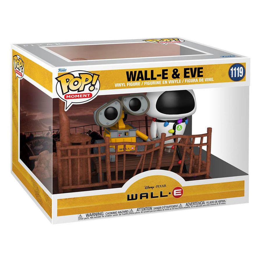 Wall-E POP Moment! Vinyl Figures 2-Pack Wall-E & Eve 9 cm