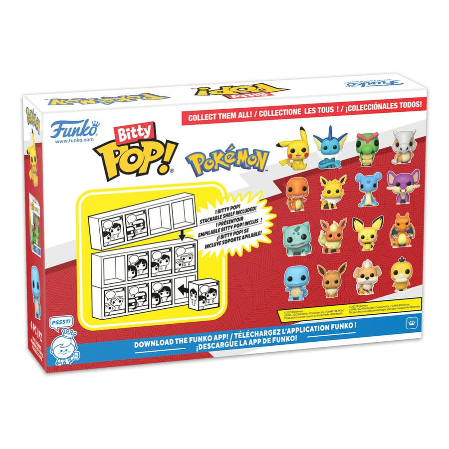 Pokémon Bitty POP! Vinyl Figure 4-Pack Series 2 2 cm