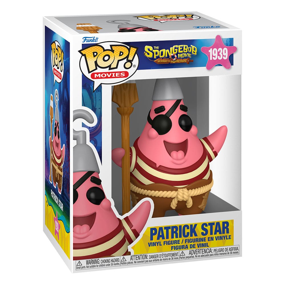SpongeBob SquarePants POP! Vinyl Figure Patrick Star (Pirate) 9 cm