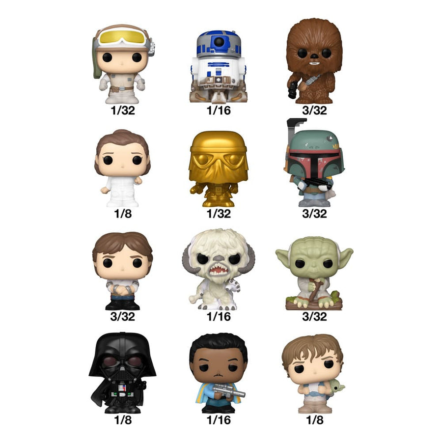 Star Wars Bitty POP! Vinyl Figure Display (32) S2 PDQ 2,5 cm