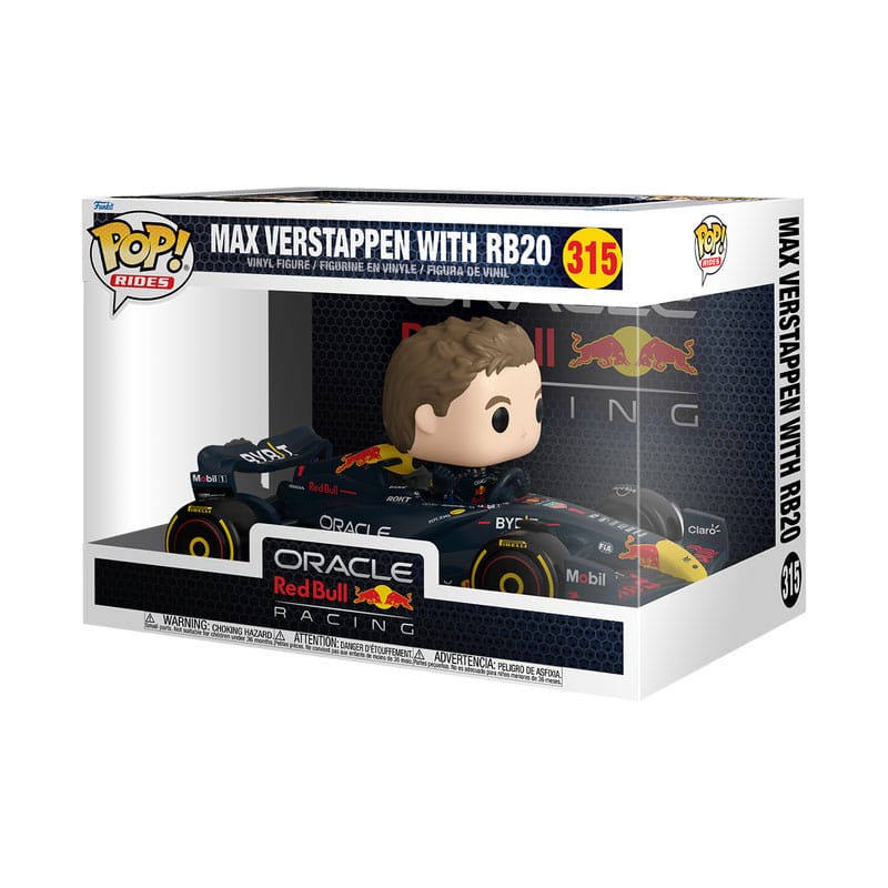Formula 1 POP! Rides Super Deluxe Vinyl Figure RB- Verstappen w/RB20 15 cm
