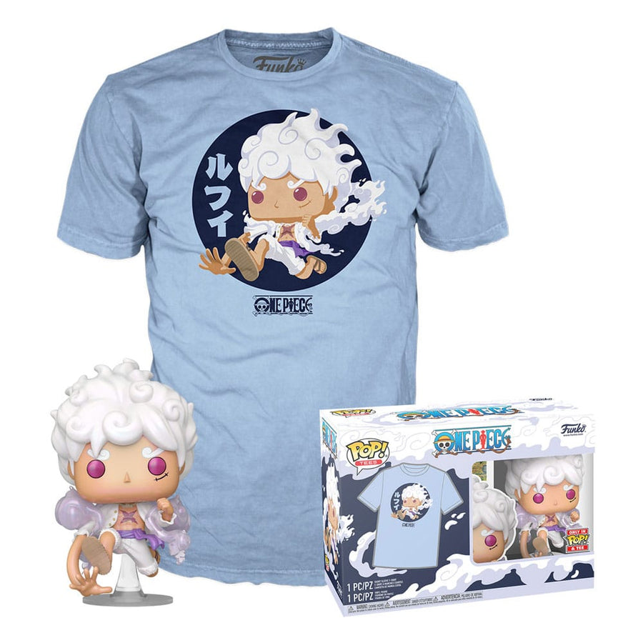 One Piece POP! & Tee Box Luffy Fifth Gear Size S