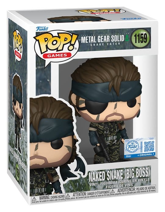 Metal Gear POP! Games Vinyl Figure Metal Gear Solid 3- Big Boss EU exclusive 9 cm