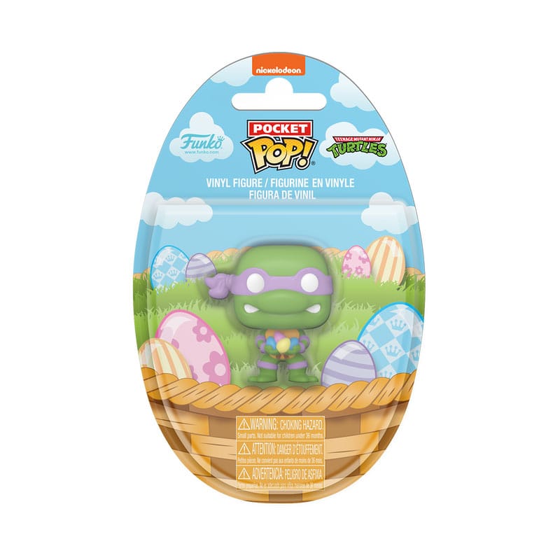 Teenage Mutant Ninja Turtles Pocket POP! Vinyl Figure Easter Donatello 4 cm Display (12)