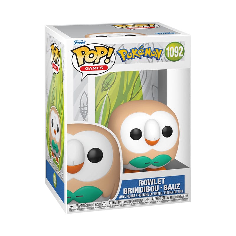 Pokemon POP! Games Vinyl Figure Rowlet 9 cm