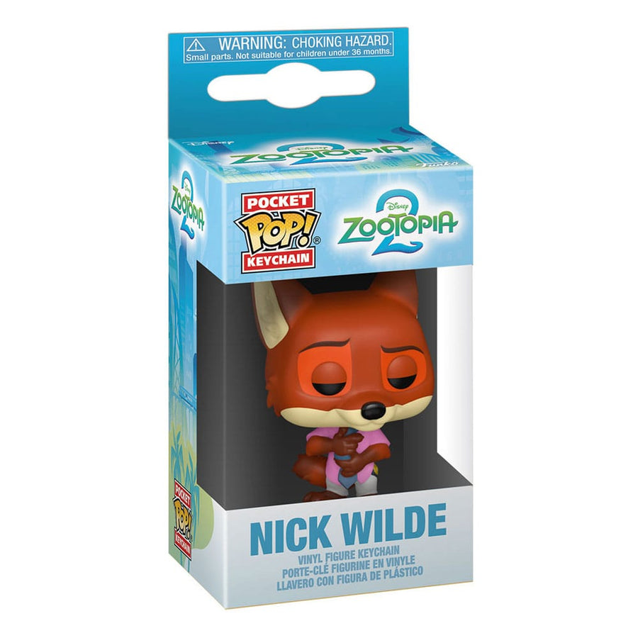 Zootopia 2 Pocket POP! Vinyl Keychains 4 cm Nick Wilde Display (12)