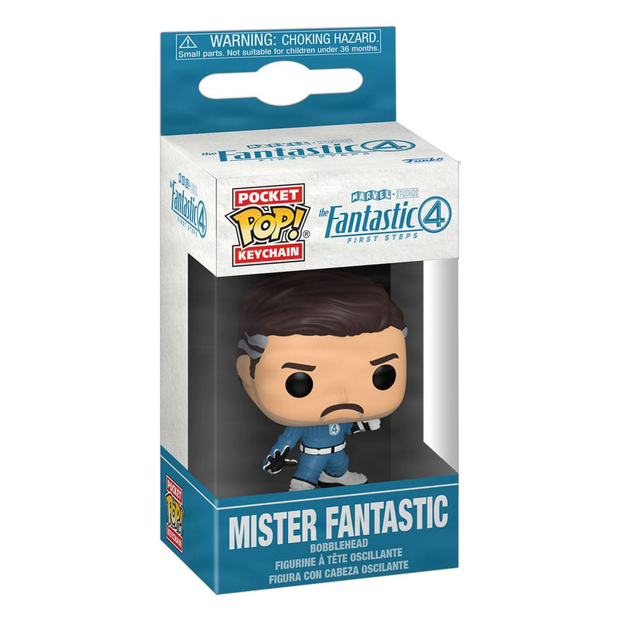 The Fantastic Four: First Steps POP! Vinyl Keychains 4 cm Mister Fantastic Display (12)