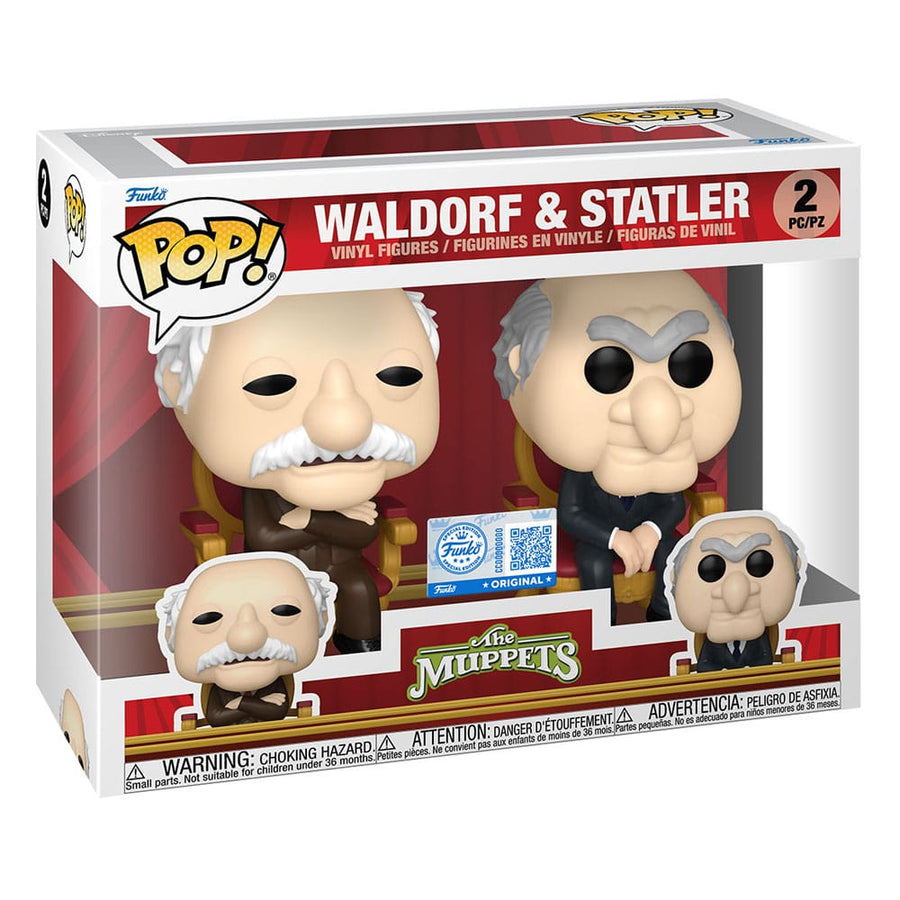 The Muppets POP! Television Vinyl Figures 2-Pack Waldorf & Statler 9 cm