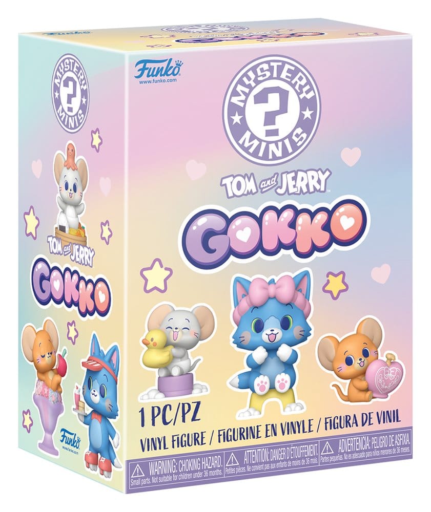 Tom & Jerry Gokko Mystery Mini Figures 5 cm Display (12)