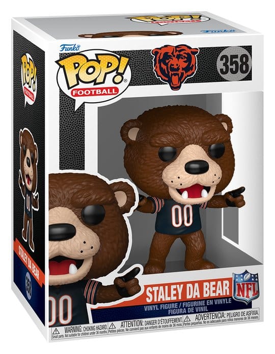 NFL POP! Vinyl Figure Mascots: Bears- Staley 9 cm