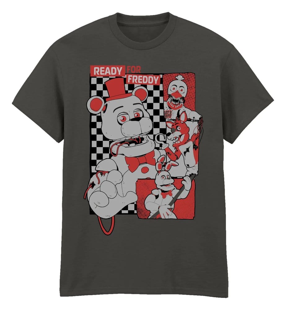 Five Nights at Freddy’s T-Shirt Collage Light Graphite Size M