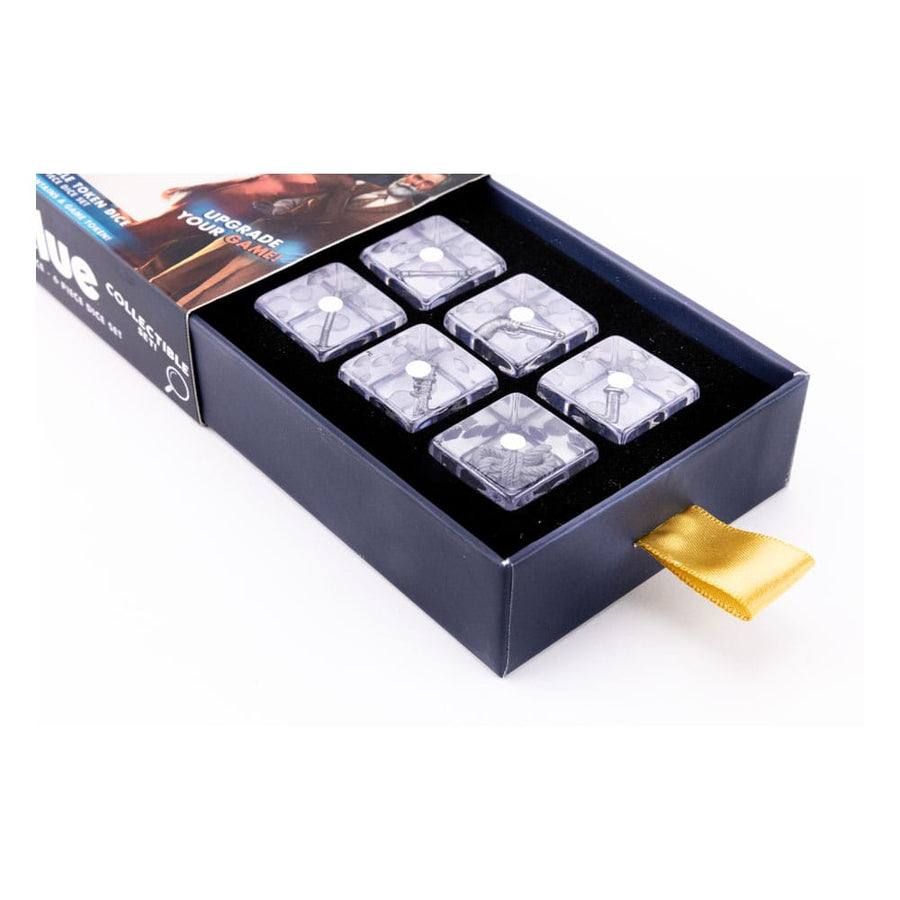 Cluedo Dice Set Token Weapons