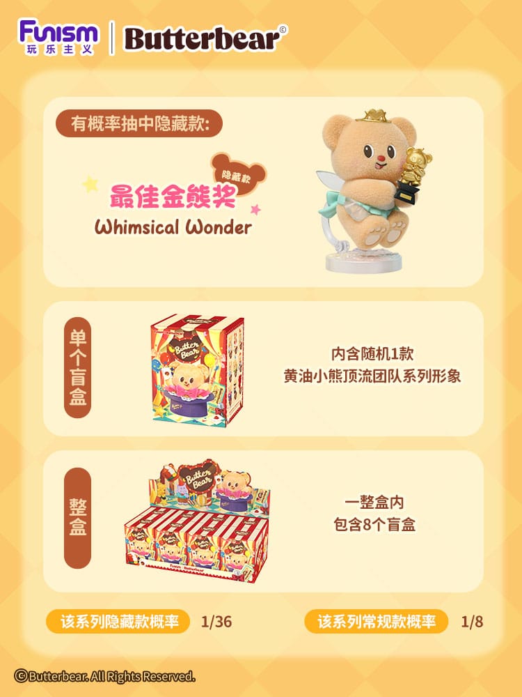 Butterbear Mini Figures Adorable Influencer 7 cm Display (8)