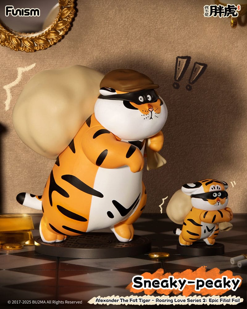 Alexander The Fat Tiger Mini Figures Roaring Love Series 2: Epic Filial Fabil7 cm Display (8)