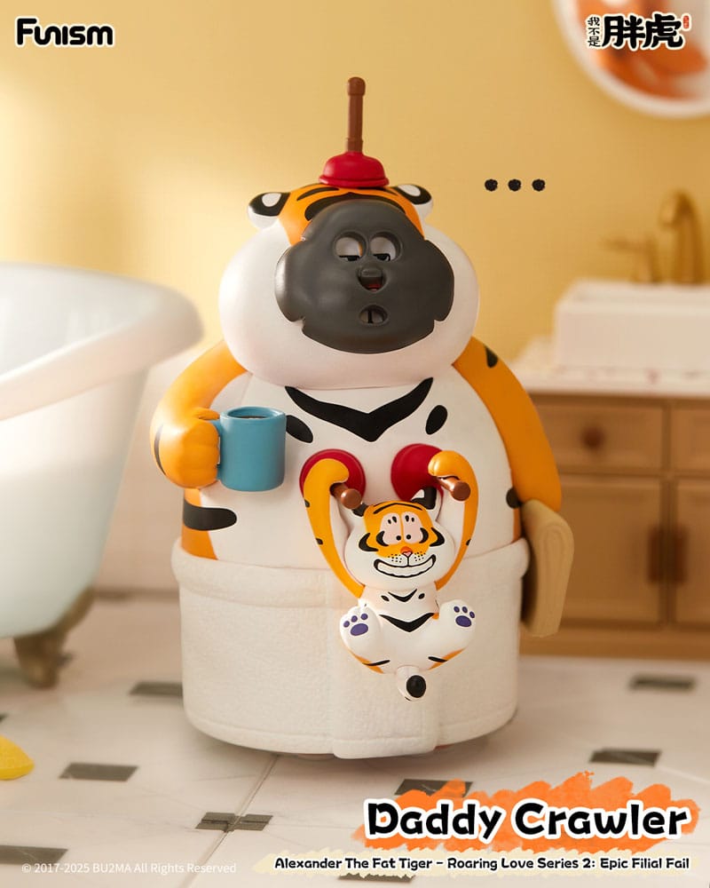 Alexander The Fat Tiger Mini Figures Roaring Love Series 2: Epic Filial Fabil7 cm Display (8)