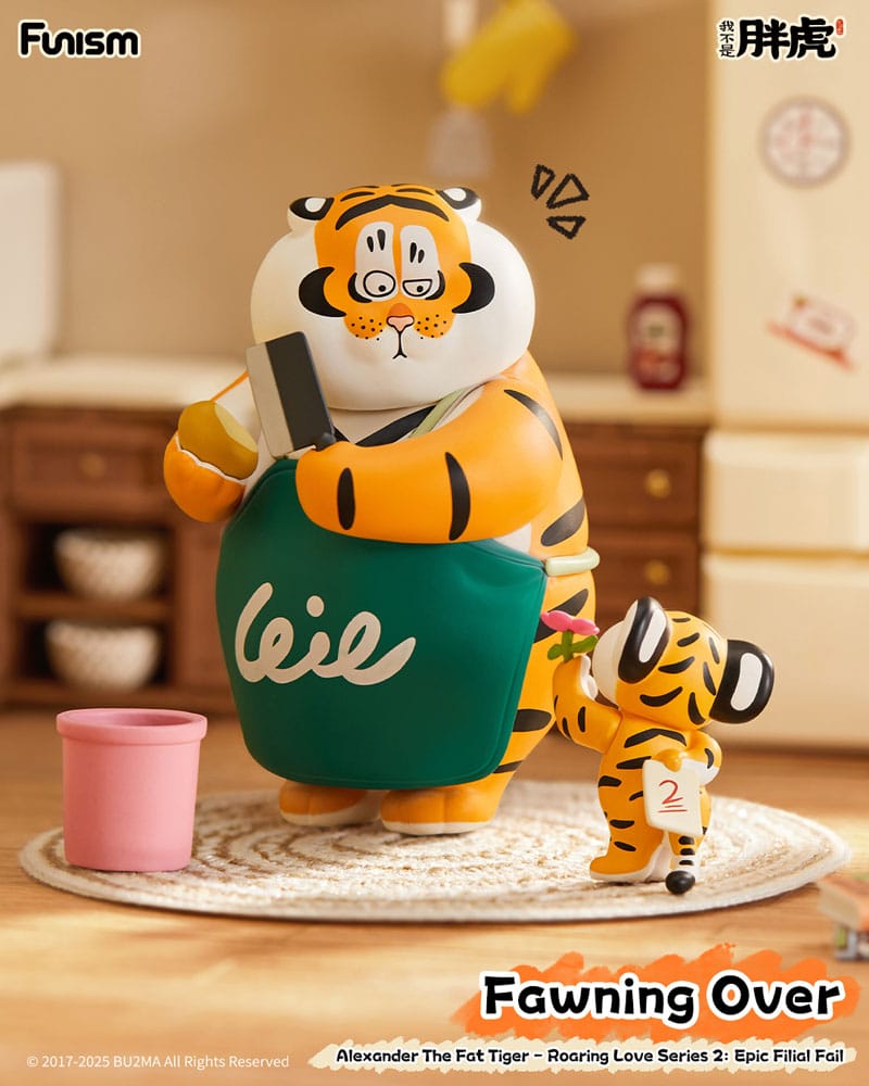 Alexander The Fat Tiger Mini Figures Roaring Love Series 2: Epic Filial Fabil7 cm Display (8)