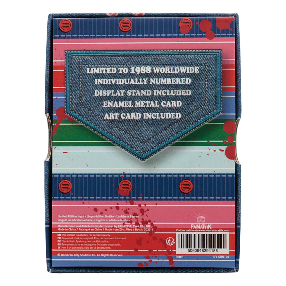 Child´s Play Ingot and Spell Card Chucky Limited Edition