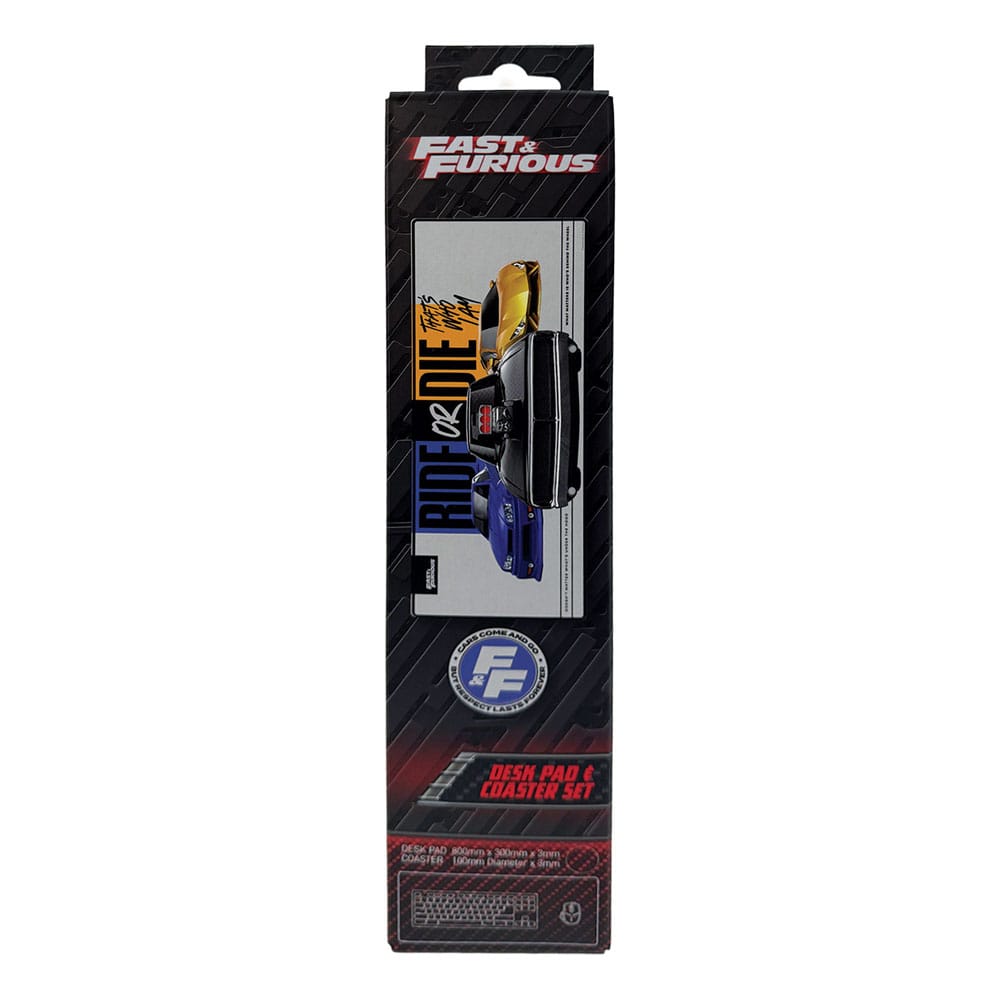 Fast & Furious Desk Pad & Coaster Set