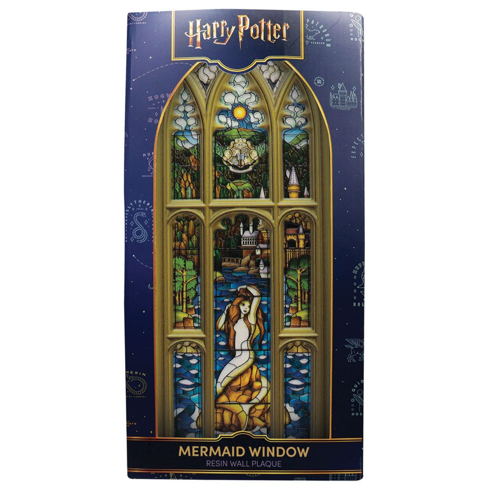 Harry Potter Resin Plaque Mermaid Stained Glass Window