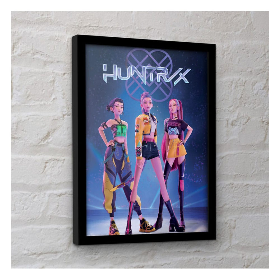 KPop Demon Hunters Collector Print Framed Poster Huntrix