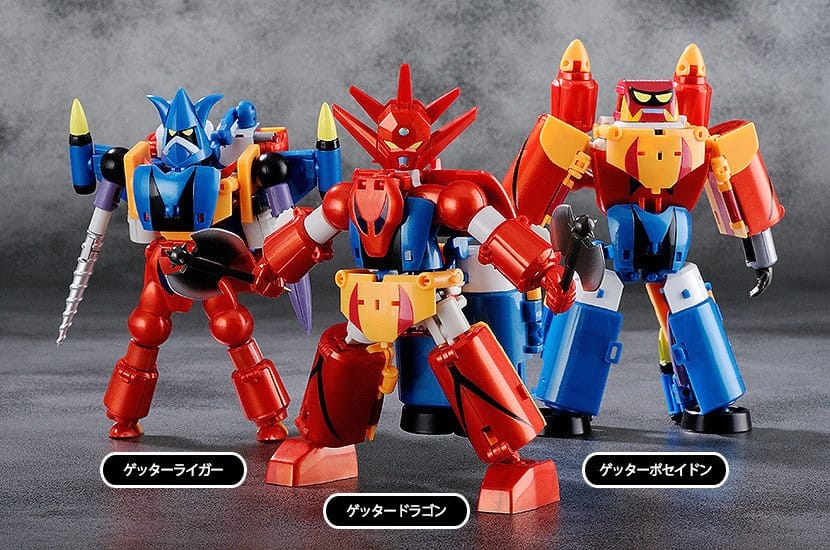 Getter Robo G Action Figure 3-Pack Dynamic Change Getter Robo G 13 cm