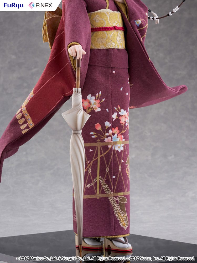 Azur Lane F:Nex PVC Statue 1/4 Mikasa blue flower komachi Ver. Japanese Doll 43 cm