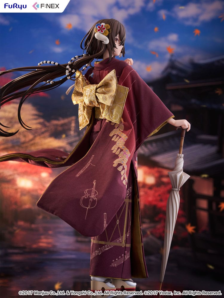 Azur Lane F:Nex PVC Statue 1/4 Mikasa blue flower komachi Ver. Japanese Doll 43 cm