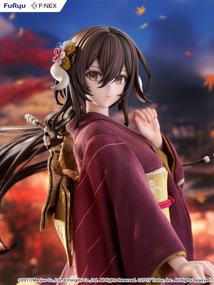 Azur Lane F:Nex PVC Statue 1/4 Mikasa blue flower komachi Ver. Japanese Doll 43 cm