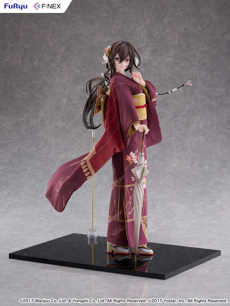 Azur Lane F:Nex PVC Statue 1/4 Mikasa blue flower komachi Ver. Japanese Doll 43 cm