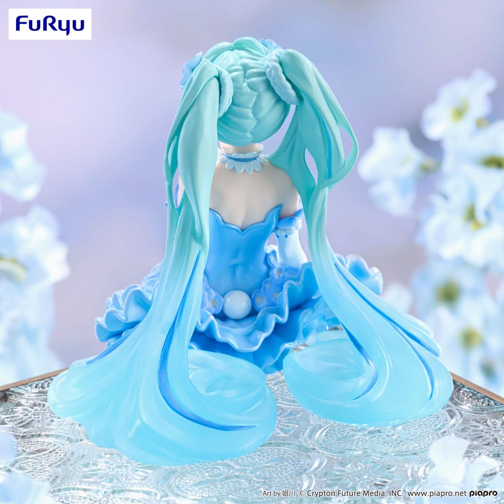 Hatsune Miku (Vocaloid) Noodle Stopper, Flower Fairy Nemophila Pail Blue Color Version