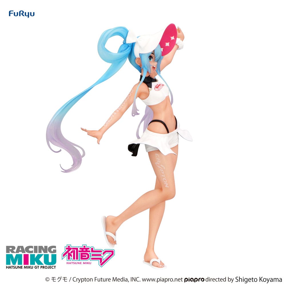 Hatsune Miku (Vocaloid) Hatsune Miku GT Project, Trio-Try-iT, Racing Miku 2024 Summer Holiday Version
