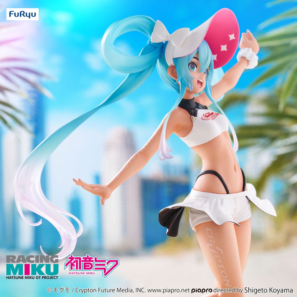 Hatsune Miku (Vocaloid) Hatsune Miku GT Project, Trio-Try-iT, Racing Miku 2024 Summer Holiday Version