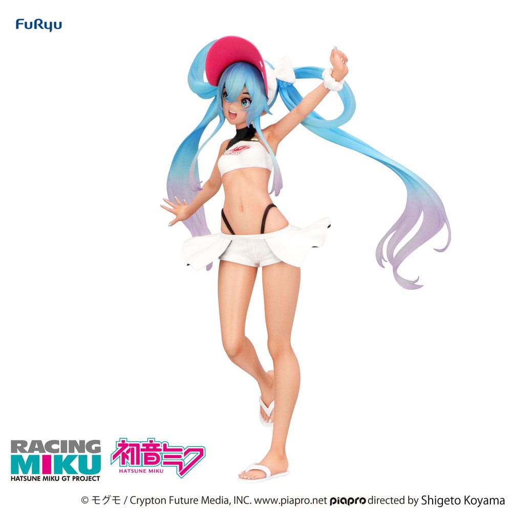 Hatsune Miku (Vocaloid) Hatsune Miku GT Project, Trio-Try-iT, Racing Miku 2024 Summer Holiday Version