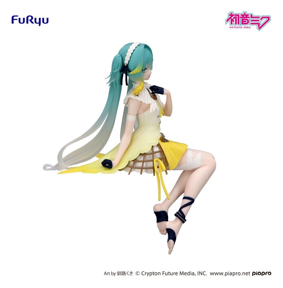 Hatsune Miku Noodle Stopper PVC Statue Canary Bird EU exclusive 14 cm
