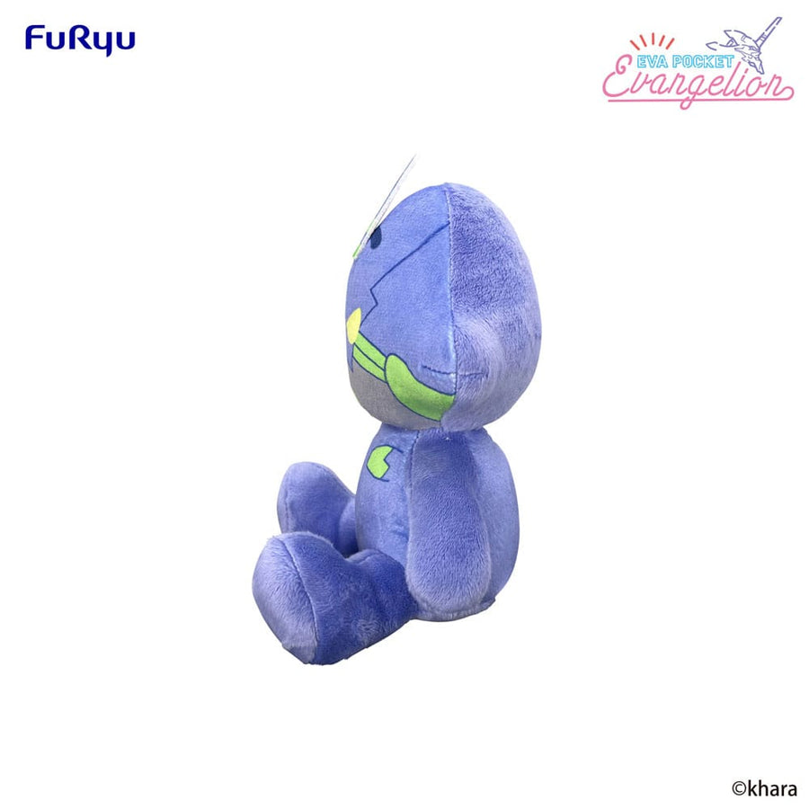 Neon Genesis Evangelion Eva Pocket Plush Figure Evangelion Test Type-01 17 cm