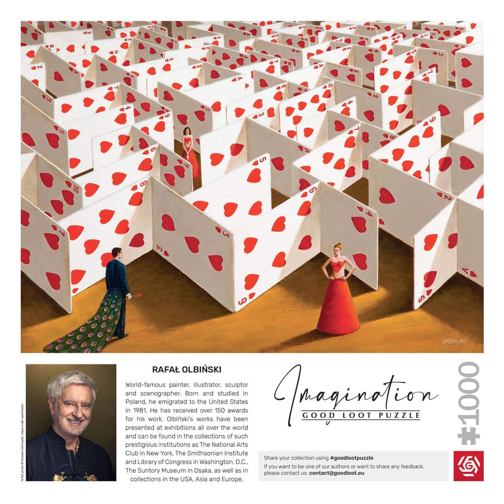 Good Loot Puzzle 1000 Pezzi - "Excessive Meticulousness" Di Rafał Olbiński - 48x68,3 Cm - Arte Surrealista - 2