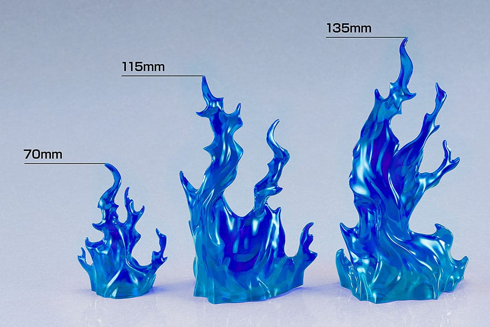 The Simple Effect Parts for Figures Flames: Blue