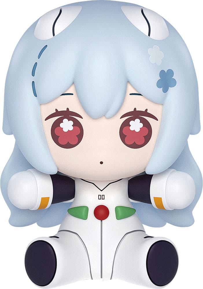 Rei Ayanami (Neon Genesis Evangelion: Rebuild of Evangelion) Huggy Good Smile Chibi Figure, Long Hair Version