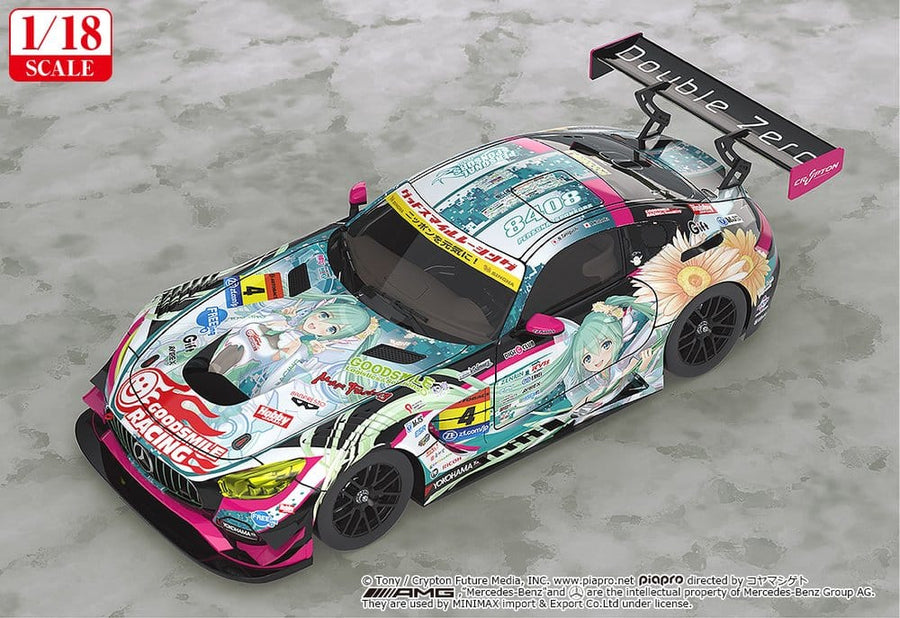 Hatsune Miku GT Project Vehicle 1/18 Good Smile Hatsune Miku AMG 2017 SUPER GT Ver. 26 cm